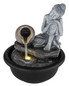 Preview: Globo Fontana LED Brunnen 0,13W Schwarz Matt 19cm 93039