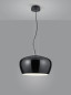 Preview: Helestra VEDA E27 Pendelleuchte max.60W Mattschwarz Made in Germany 16/2107.22/5301