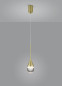 Preview: Helestra DEEP LED Pendelleuchte 5,5W 90Ra Warmweiss Mattgold 16/2110.09