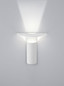 Preview: Helestra VIYA LED Wandleuchte 13W dimmbar 90Ra warmweiss Mattweiß Aluminium