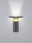 Preview: Helestra VIYA LED Wandleuchte 13W dimmbar 90Ra warmweiss Schwarz-Gold Aluminium