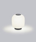 Preview: Helestra MILO LED Tischleuchte 13W dimmbar 90Ra warmweiss Mattschwarz Aluminium Opalglas satiniert