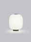 Preview: Helestra MILO LED Tischleuchte 18W dimmbar 90Ra warmweiss Mattschwarz Aluminium Opalglas satiniert