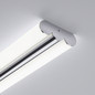 Preview: Helestra LOOM LED Wand- und Deckenleuchte 40W IP44 90Ra Steuerbare Lichtfarbe, warm-/neutralweiss Chrom Stahl satiniert