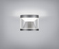 Preview: Helestra PORO LED Deckenleuchte 10W dimmbar 90Ra warmweiss Titangrau eloxiert Aluminium klar