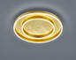 Preview: Helestra SONA LED Deckenleuchte 60W dimmbar Warmweiss Blattgold 25/1994.09
