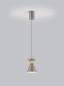 Preview: Helestra LUK LED Pendelleuchte 12W dimmbar 90Ra warmweiss Coffee Aluminium satiniert Ø15cm