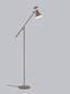 Preview: Helestra LUK LED Stehleuchte 10W dimmbar 90Ra warmweiss Coffee Aluminium satiniert 169cm