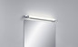Preview: Helestra NERO LED Wandleuchte 12W IP44 90Ra Steuerbare Lichtfarbe, warm-/neutralweiss schwenkbar Chrom Aluminium satiniert