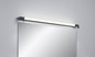 Preview: Helestra NERO LED Wandleuchte 17W IP44 90Ra Steuerbare Lichtfarbe, warm-/neutralweiss schwenkbar Mattschwarz Aluminium satiniert