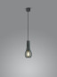 Preview: Helestra GARA E27 Pendelleuchte max.60W/60W 90Ra Schwarzchrom 6-5065.64