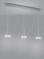 Preview: Helestra KEA LED Pendelleuchte 32W dimmbar 90Ra Warmweiss Mattnickel Made in Germany 66/2108.06/5303