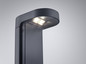 Preview: Helestra SIC LED Pollerleuchte 12W IP65 90Ra warmweiss Graphit Aluminium Glaslinse klar