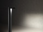 Preview: Helestra SIC LED Pollerleuchte 12W IP65 90Ra warmweiss Graphit Aluminium Glaslinse klar