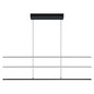 Preview: Hell LED Pendelleuchte Queens 2.0 dimmbar 34W CCT steuerbare Lichtfarbe stufenlos warm- bis tageslichtweiss 95Ra Schwarz 121x3,5cm 20606/1-06
