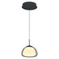 Preview: Hell LED Pendelleuchte Luxxo dimmbar 11W Dim to Warm extrawarm- bis warmweiss 90Ra B-Link Schwarz Rauchglas Ø26cm 20634/1-06