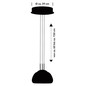Preview: Hell LED Pendelleuchte Luxxo dimmbar 19W Dim to Warm extrawarm- bis warmweiss 90Ra B-Link Schwarz Rauchglas Ø39cm 20658/1-06