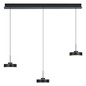 Preview: Hell LED Pendelleuchte Spencer dimmbar 18W warmweiss 90Ra B-Link Anthrazit matt Opalglas 110x18cm 20682/3-39