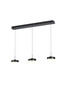 Preview: Hell Spencer LED Pendelleuchte 3-fach Warmweiß Dimmbar 60-180cm >90Ra Anthrazit 20682/3-39