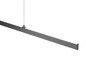Preview: Hell Karo LED Pendelleuchte 2-fach steuerbare Lichtfarbe Dimmbar CCT 60-180cm >90Ra Anthrazit 20687/1-39