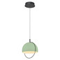 Preview: Hell LED Pendelleuchte Hoop dimmbar 15W warmweiss 90Ra B-Link Mintgrün Ø30cm 20694/1-57