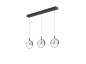 Preview: Hell Hoop LED Pendelleuchte 3-fach Warmweiß Dimmbar 60-180cm 90Ra Alu 20695/3-37