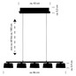Preview: Hell LED Pendelleuchte View dimmbar 25W Dim to Warm extrawarm- bis warmweiss 90Ra Champagner Opalglas 85x6cm 20700/5-42