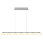 Preview: Hell LED Pendelleuchte View dimmbar 35W Dim to Warm extrawarm- bis warmweiss 90Ra Alu matt Opalglas 117x6cm 20701/7-37