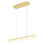 Preview: Hell LED Pendelleuchte Jane dimmbar 25W Dim to Warm extrawarm- bis warmweiss 90Ra Champagner Opalglas 86x13cm 20702/5-42