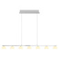 Preview: Hell LED Pendelleuchte Jane dimmbar 35W Dim to Warm extrawarm- bis warmweiss 90Ra Alu matt Opalglas 122x13cm 20703/7-37