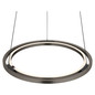 Preview: Hell LED Pendelleuchte Ringo dimmbar 42,5W CCT steuerbare Lichtfarbe 3-stufig extrawarm- bis neutralweiss 90Ra Bronze Ø60cm 20714/1-15