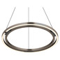 Preview: Hell LED Pendelleuchte Ringo dimmbar 42,5W CCT steuerbare Lichtfarbe 3-stufig extrawarm- bis neutralweiss 90Ra Bronze Ø60cm 20714/1-15