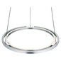 Preview: Hell LED Pendelleuchte Ringo dimmbar 42,5W CCT steuerbare Lichtfarbe 3-stufig extrawarm- bis neutralweiss 90Ra Alu Ø60cm 20714/1-36
