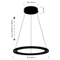 Preview: Hell LED Pendelleuchte Ringo dimmbar 42,5W CCT steuerbare Lichtfarbe 3-stufig extrawarm- bis neutralweiss 90Ra Alu Ø60cm 20714/1-36