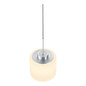 Preview: Hell LED Pendelleuchte Elli dimmbar 18W warmweiss 90Ra B-Link Alu Opalglas 110x15cm 20724/3-36