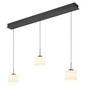 Preview: Hell LED Pendelleuchte Elli dimmbar 18W warmweiss 90Ra B-Link Anthrazit matt Opalglas 110x15cm 20724/3-39