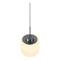 Preview: Hell LED Pendelleuchte Elli dimmbar 18W warmweiss 90Ra B-Link Anthrazit matt Opalglas 110x15cm 20724/3-39