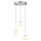 Preview: Hell LED Pendelleuchte Elli dimmbar 18W warmweiss 90Ra B-Link Alu Opalglas Ø43cm 20725/3-36