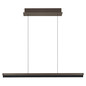 Preview: Hell LED Pendelleuchte Minou dimmbar 44W CCT steuerbare Lichtfarbe 3-stufig extrawarm- bis neutralweiss 90Ra Bronze 100x13cm 20737/1-15