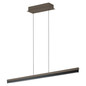 Preview: Hell LED Pendelleuchte Minou dimmbar 44W CCT steuerbare Lichtfarbe 3-stufig extrawarm- bis neutralweiss 90Ra Bronze 100x13cm 20737/1-15
