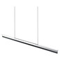 Preview: Hell LED Pendelleuchte Minou dimmbar 44W CCT steuerbare Lichtfarbe 3-stufig extrawarm- bis neutralweiss 90Ra Alu matt 100x13cm 20737/1-37