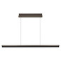 Preview: Hell LED Pendelleuchte Minou dimmbar 48W CCT steuerbare Lichtfarbe 3-stufig extrawarm- bis neutralweiss 90Ra Bronze 130x13cm 20738/1-15