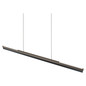 Preview: Hell LED Pendelleuchte Minou dimmbar 48W CCT steuerbare Lichtfarbe 3-stufig extrawarm- bis neutralweiss 90Ra Bronze 130x13cm 20738/1-15