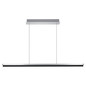 Preview: Hell LED Pendelleuchte Minou dimmbar 48W CCT steuerbare Lichtfarbe 3-stufig extrawarm- bis neutralweiss 90Ra Alu matt 130x13cm 20738/1-37