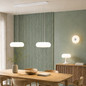 Preview: Hell LED Pendelleuchte Siena dimmbar 54W CCT steuerbare Lichtfarbe stufenlos extrawarm- bis tageslichtweiss 90Ra B-Link Weiß Opalglas 110x36cm 20755/2-07