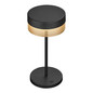 Preview: Hell LED Akku-Tischleuchte Mesh-B dimmbar 1,8W warmweiss 90Ra IP54 Schwarz Gold 30cm 50430/1-51