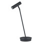 Preview: Hell LED Tischleuchte Tom Pro dimmbar 7,5W CCT steuerbare Lichtfarbe 3-stufig extrawarm- bis neutralweiss 90Ra Schwarz 50cm 50441/1-06