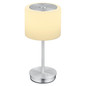 Preview: Hell LED Tischleuchte Abby dimmbar 6W warmweiss 90Ra Alu Opalglas 34cm 50450/1-36