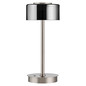 Preview: Hell LED Tischleuchte Dune dimmbar 7W Dim to Warm extrawarm- bis warmweiss 90Ra Nickel matt Rauchglas 35cm 50454/1-92