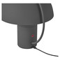 Preview: Hell LED Akku-Tischleuchte Hedda dimmbar 1,5W CCT steuerbare Lichtfarbe 2-stufig extrawarm- bis warmweiss 90Ra Schwarz 17,5cm 50456/1-06